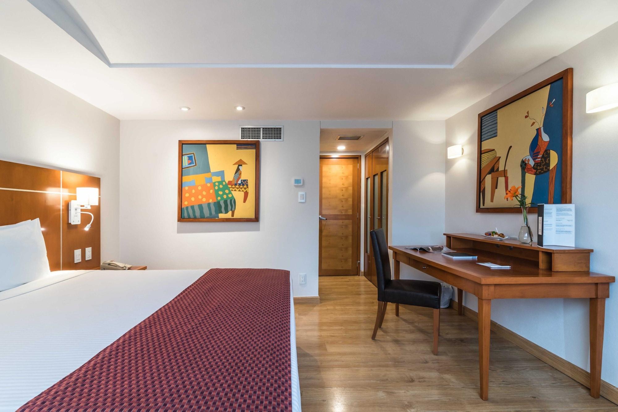 فندق أجنحة يوروستارز زونا روزا مدينة مكسيكو المظهر الخارجي الصورة A room at the hotel